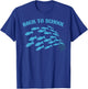 Back To School Of Fish Pun Funny High School Kindergarten T-Shirt - T-Shirt | Royal