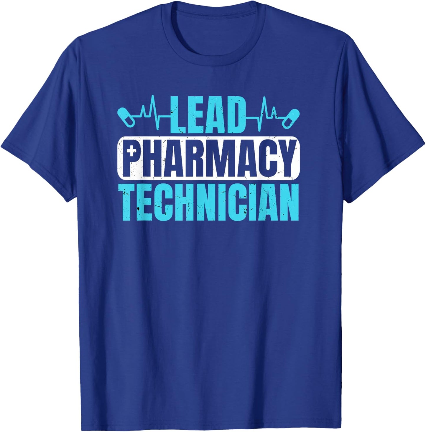 Lead Pharmacy Technician CPhT Pharmacy Tech Graduation T-Shirt - T-Shirt | Royal