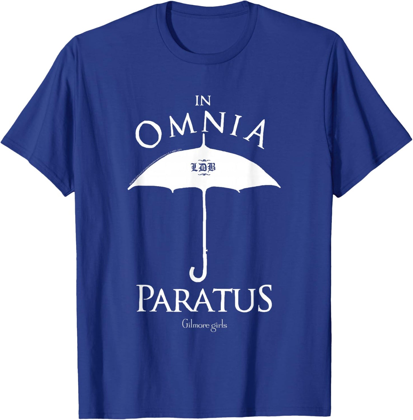 Gilmore Girls in Omnius Paratus Umbrella Logo TV Show T-Shirt - T-Shirt | Royal