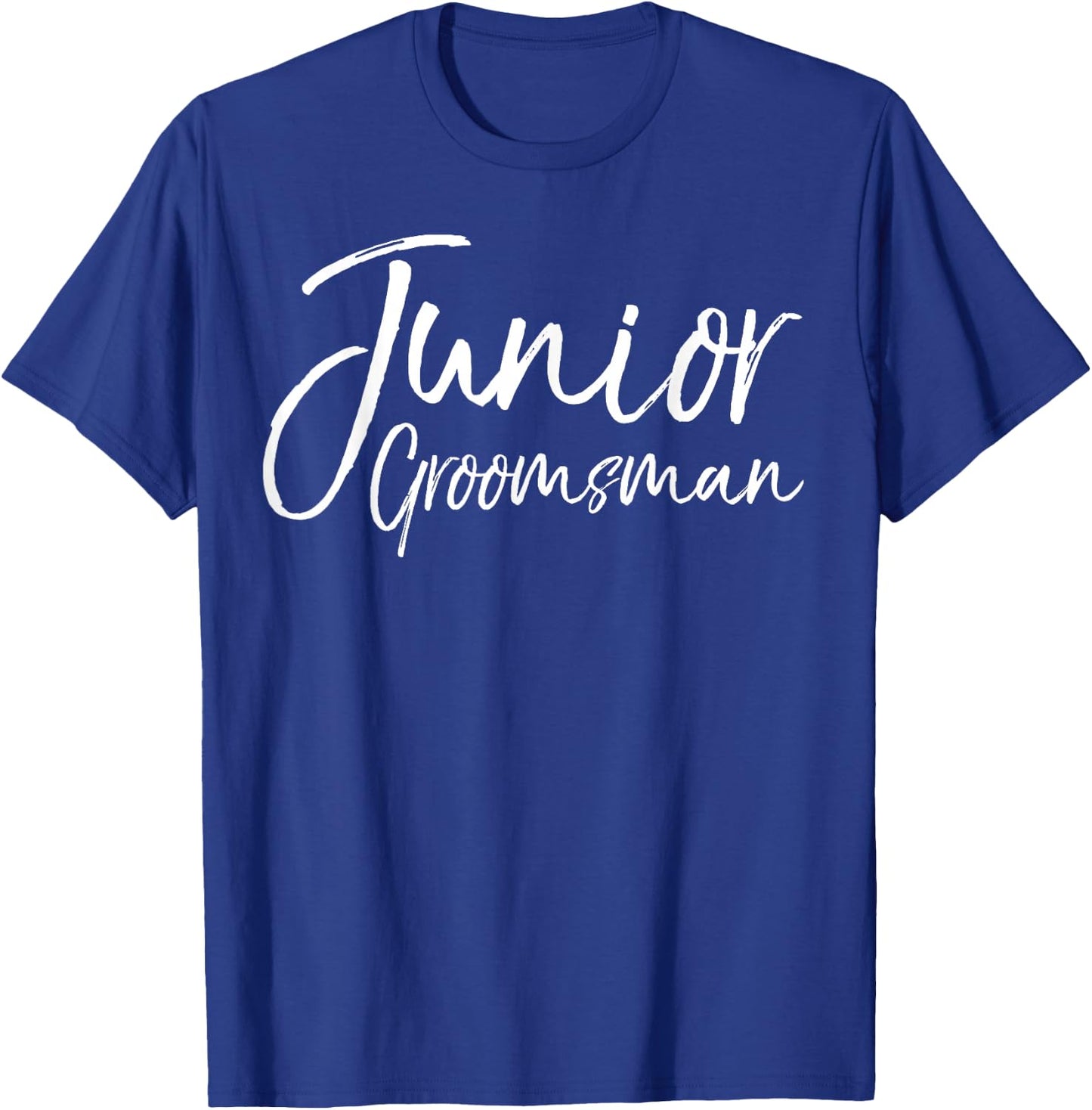Wedding Bridal Party Gift Groomsmen Junior Groomsman T-Shirt - T-Shirt | Royal