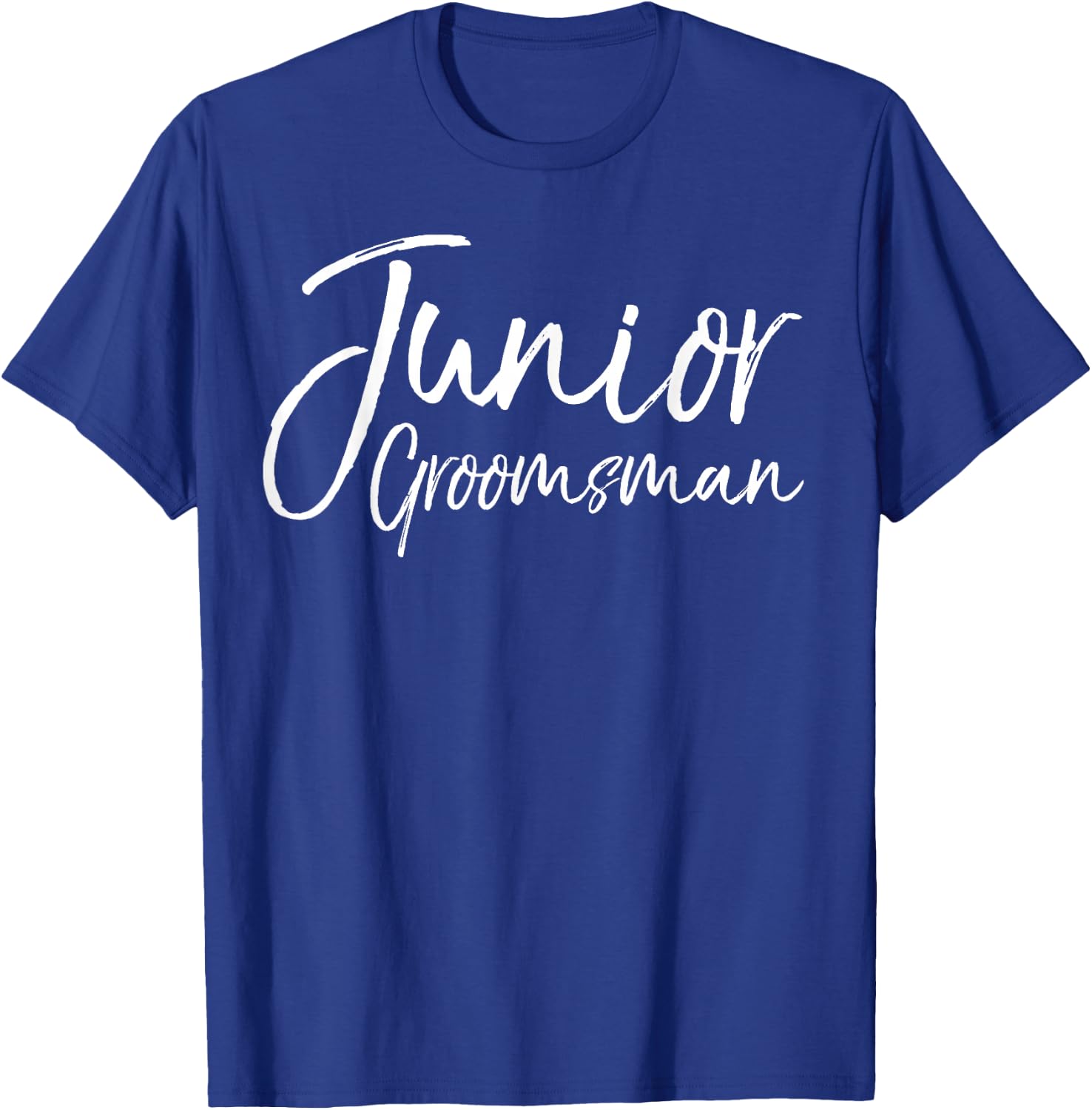 Wedding Bridal Party Gift Groomsmen Junior Groomsman T-Shirt - T-Shirt | Royal