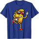 Taco Playing Football Mexican Cinco De Mayo Kids Men T-Shirt - T-Shirt | Royal