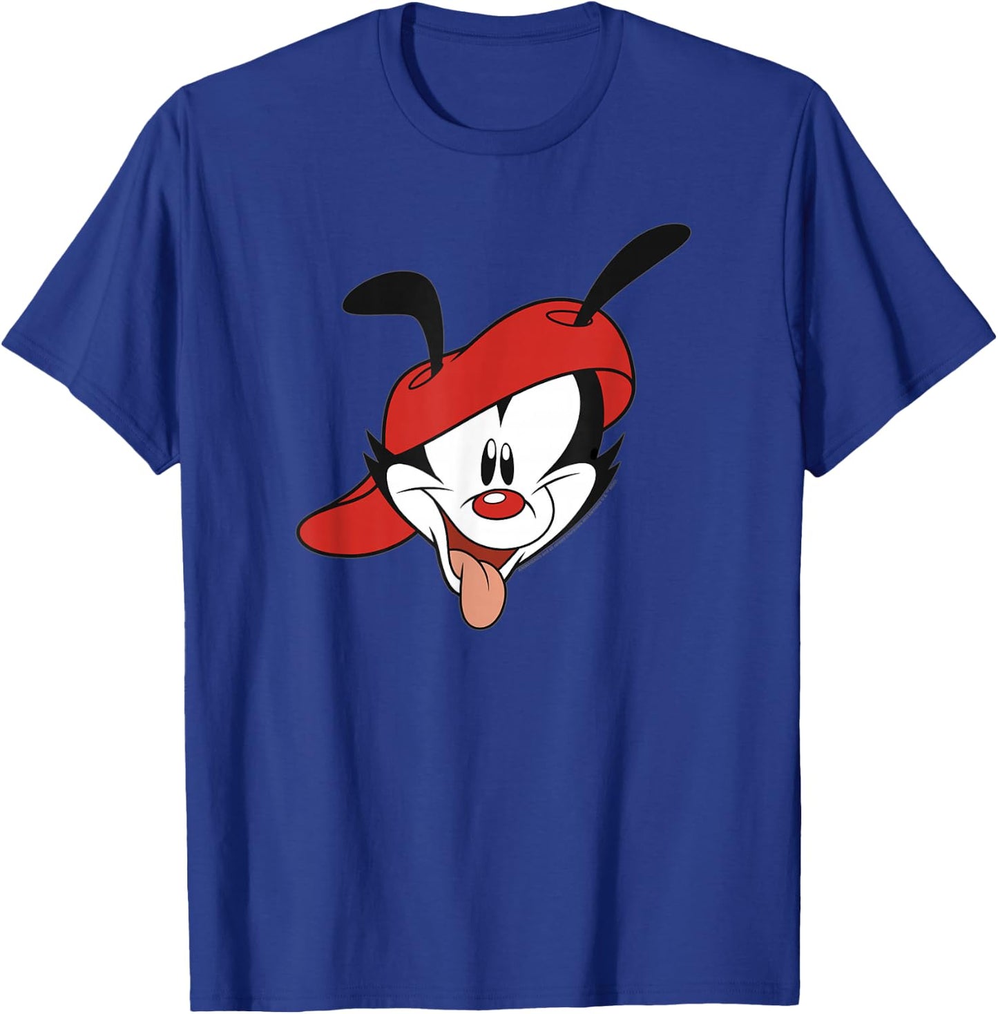 Animaniacs Wakko Big Face T-Shirt - T-Shirt | Royal