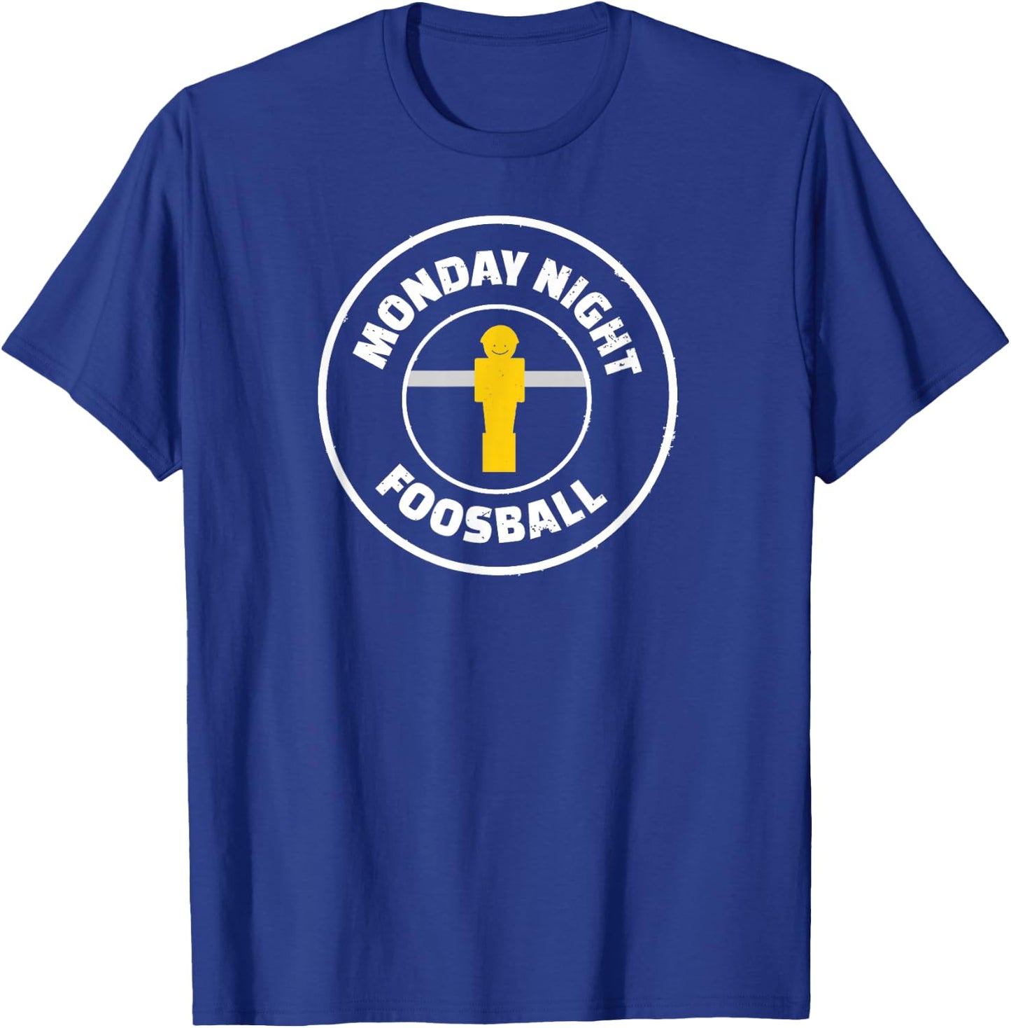 Funny Football Parody Monday Night Foosball T-Shirt - T-Shirt | Royal