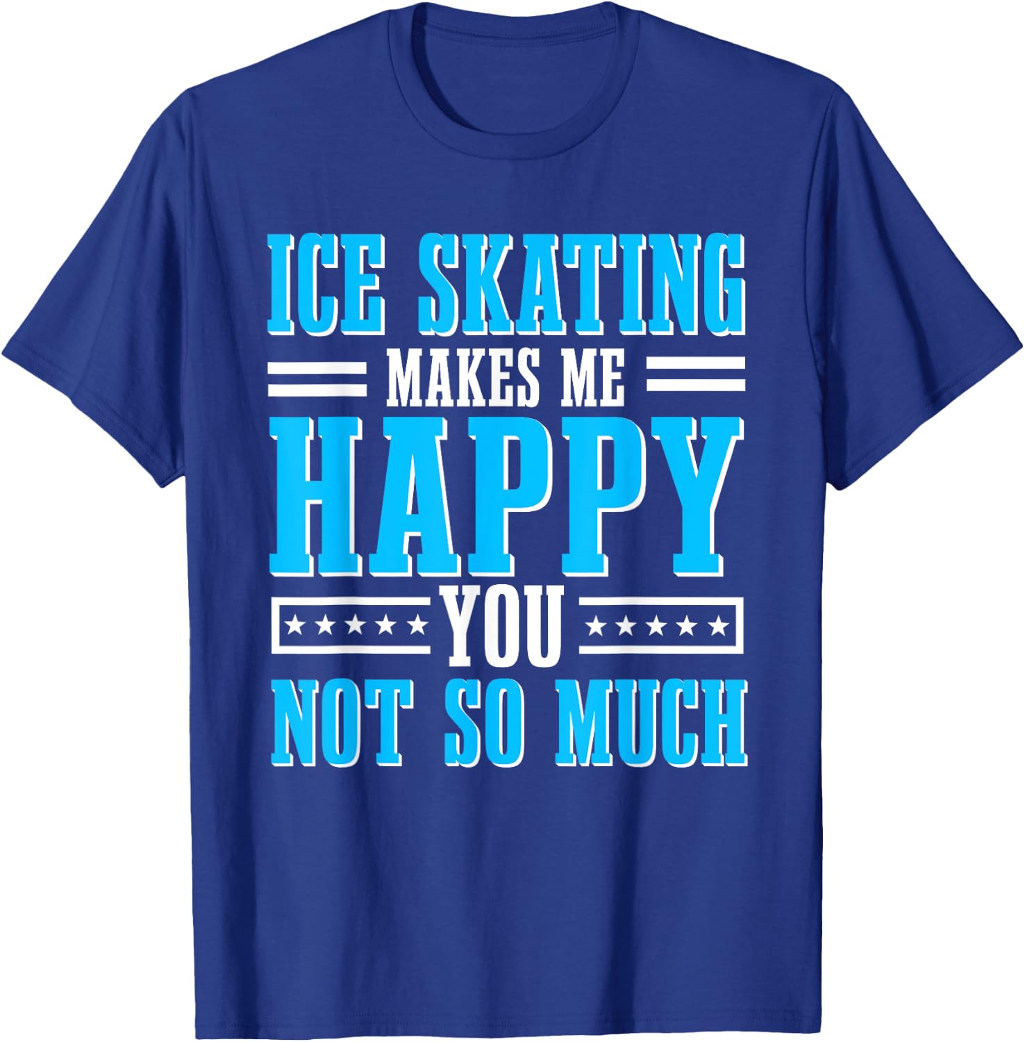 Ice Skating Figure Skater Skating Sport T-Shirt - T-Shirt | Royal
