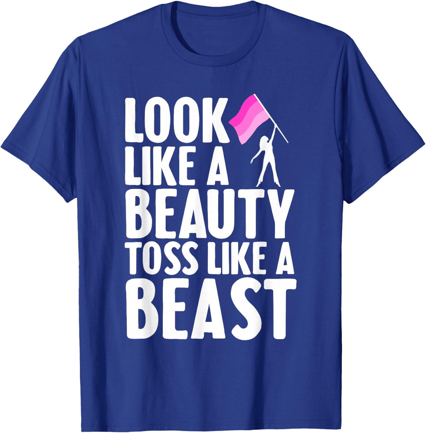 Funny Color Guard Design for Girls Women Winter Guard Lover T-Shirt - T-Shirt | Royal