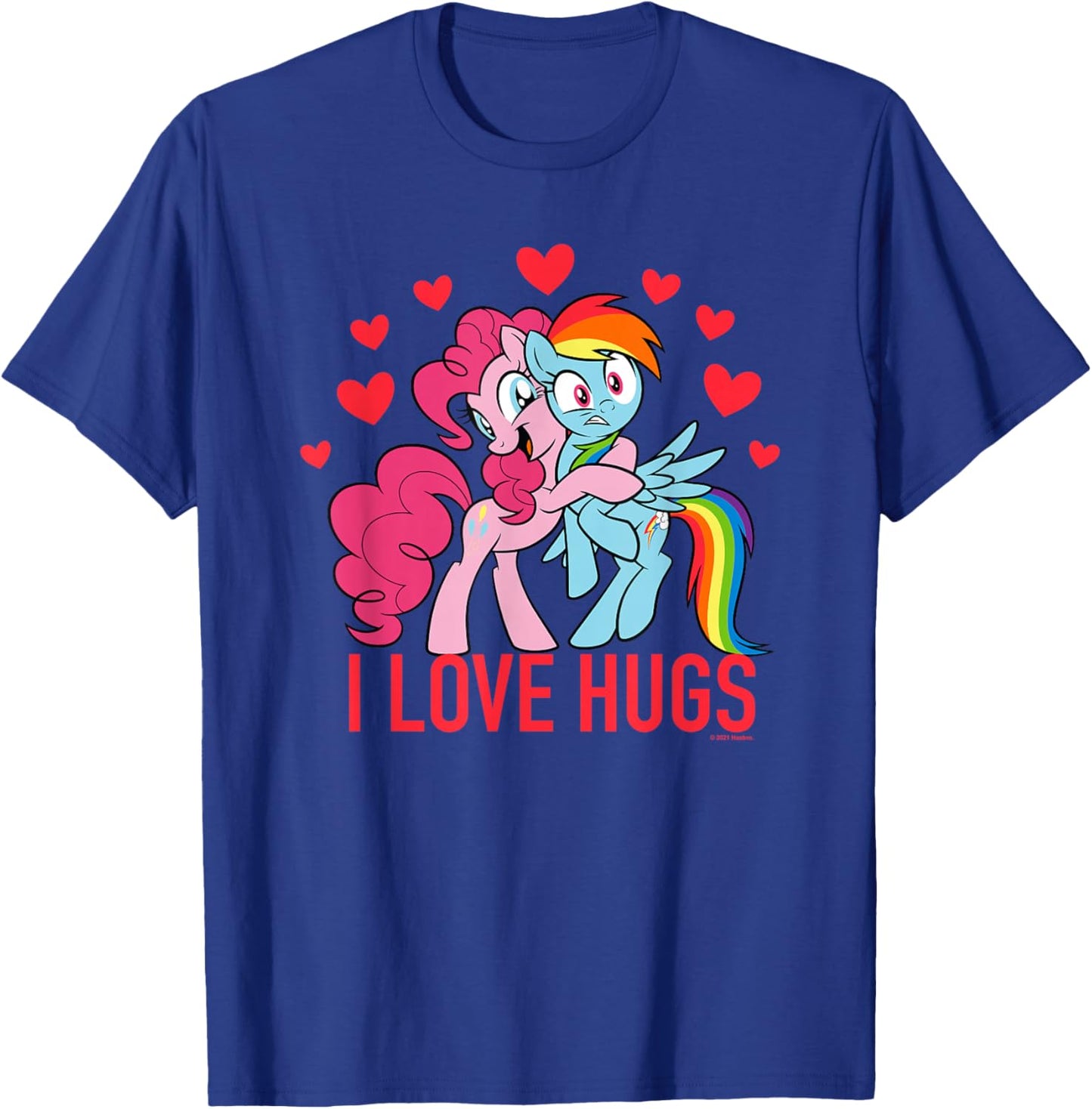 My Little Pony Valentine's Day Pinkie Pie Rainbow Dash Hugs T-Shirt - T-Shirt | Royal