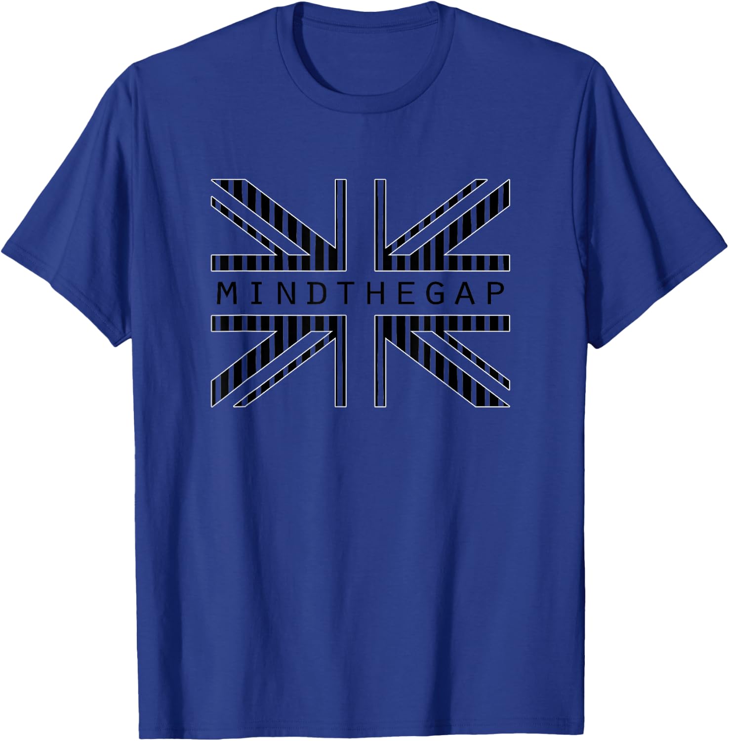 London Souvenir Mind The Gap Social Distancing T-Shirt - T-Shirt | Royal