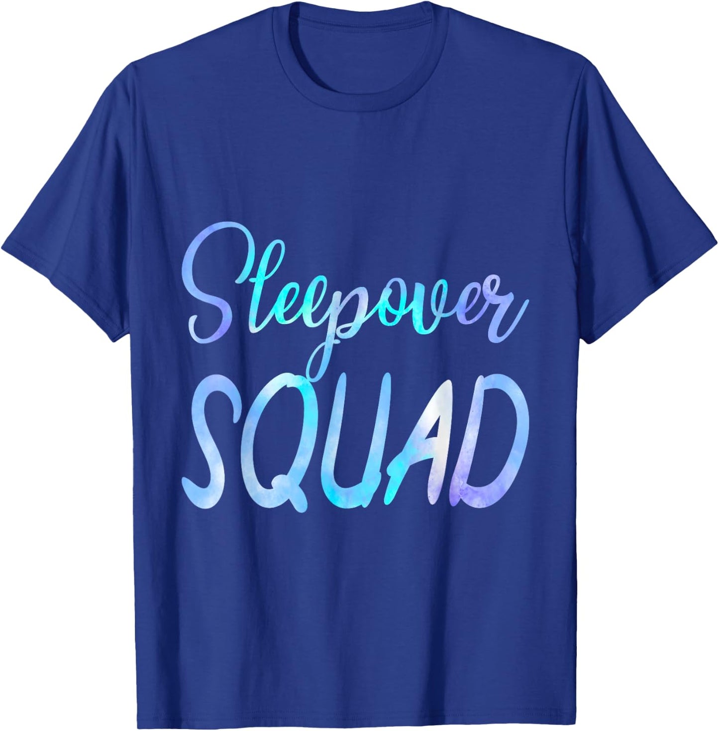 Sleepover Squad Slumber Party Crew Pajama BFF Bestie Tie Dye T-Shirt - T-Shirt | Royal