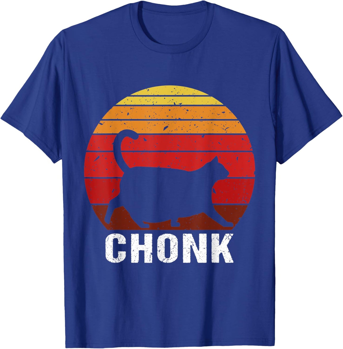 Funny Fat Cats Meme Shirt, Chonk Cat Shirt Chonk Big Chungus Men Women Kids T-Shirt - T-Shirt | Royal
