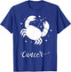 Cancer Zodiac Sign Zodiac Sign T-Shirt - T-Shirt | Royal