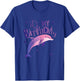 It's My Birthday Cute Girl Dolphin Lover T-Shirt - T-Shirt | Royal