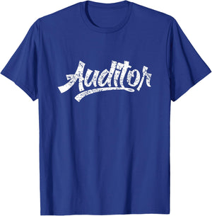 Auditor Audit Accounting Accountant Bookkeeper T-Shirt - T-Shirt | Royal