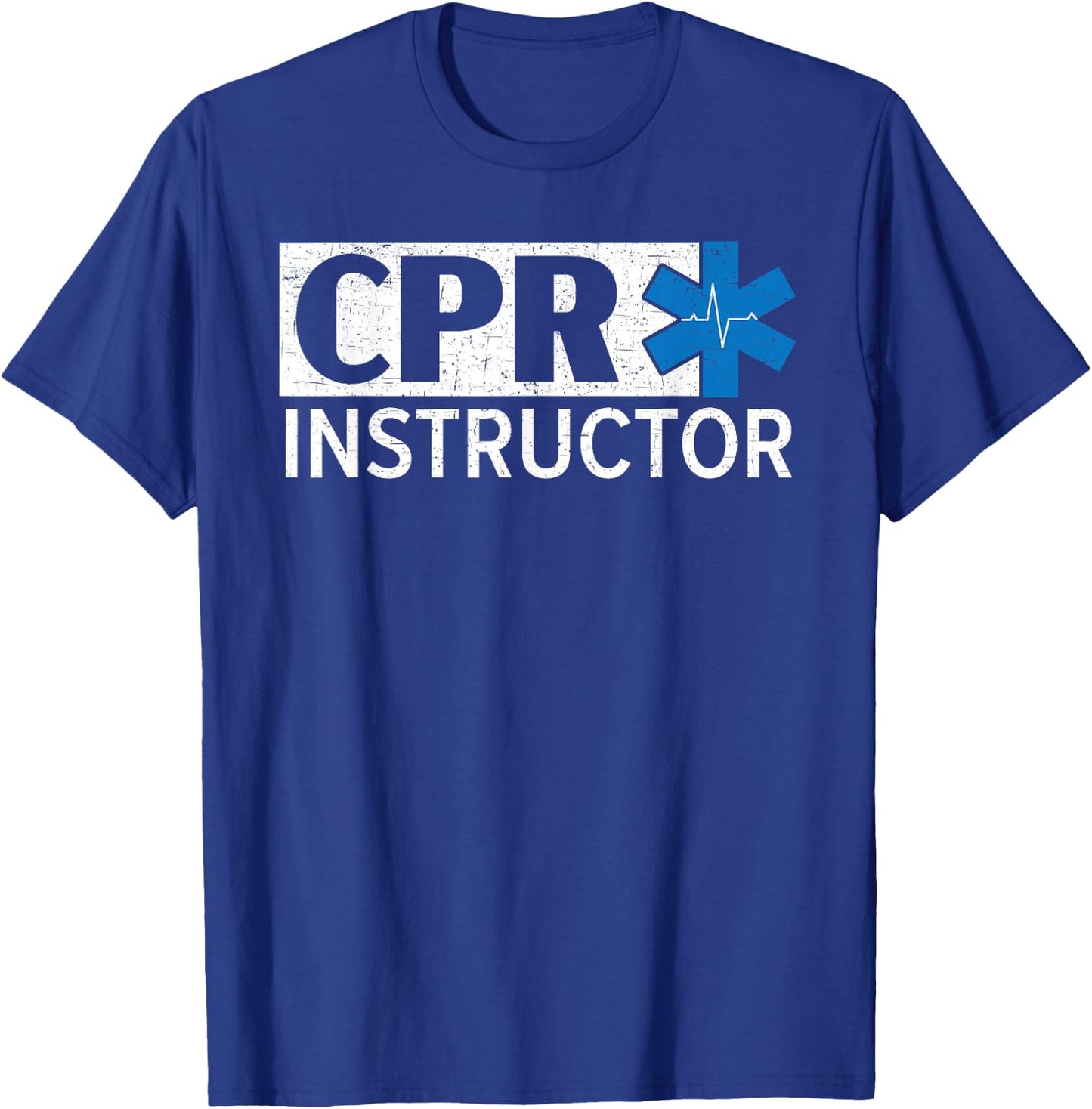 CPR Instructor Healthcare Worker EMT Paramedic T-Shirt - T-Shirt | Royal