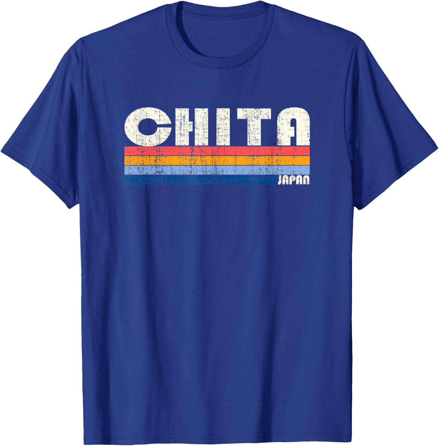 Retro Vintage 70s 80s Style Chita, Japan T-Shirt - T-Shirt | Royal