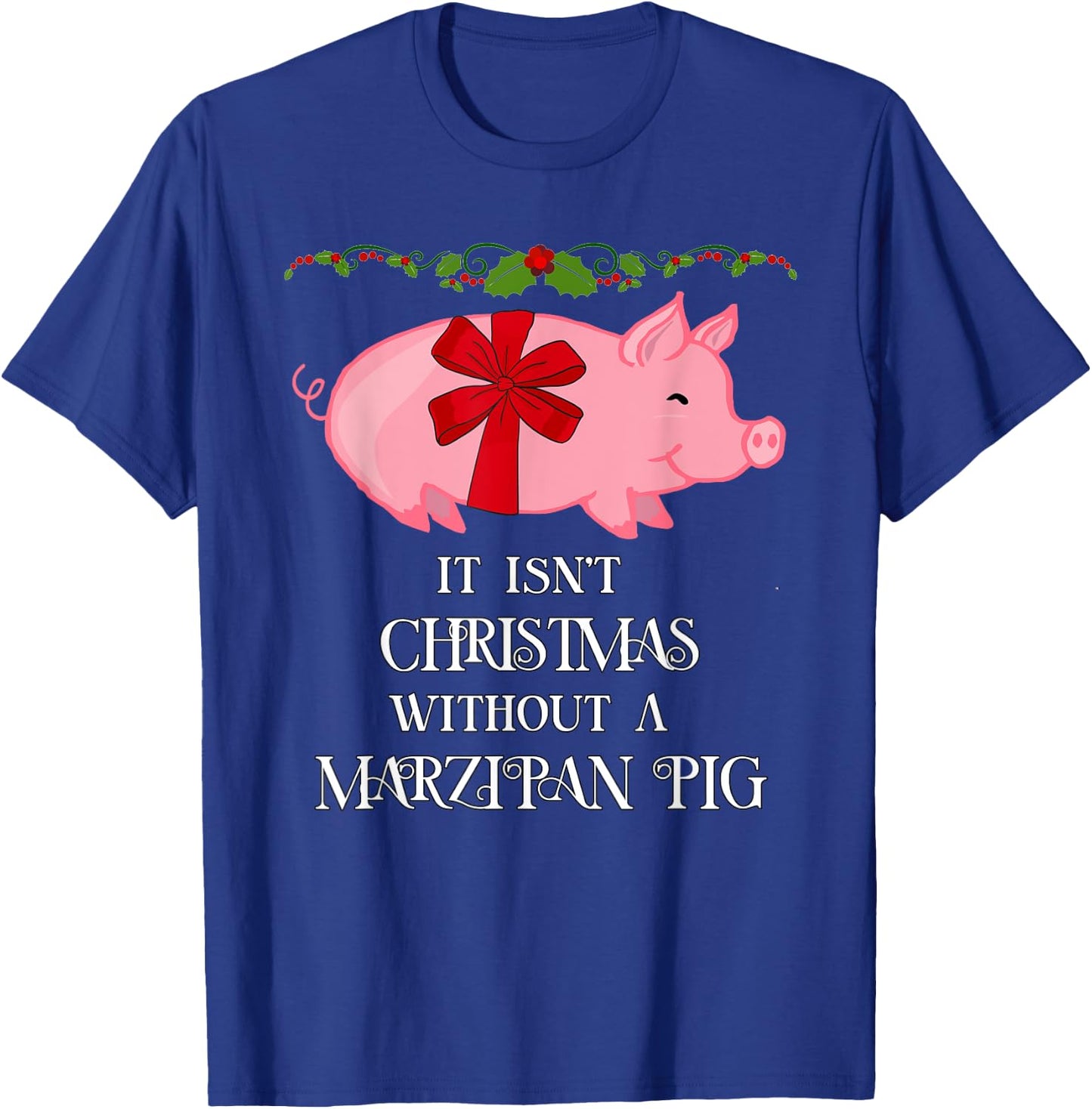 Funny Scandinavian Norwegian Marzipan Pig Christmas T-Shirt - T-Shirt | Royal