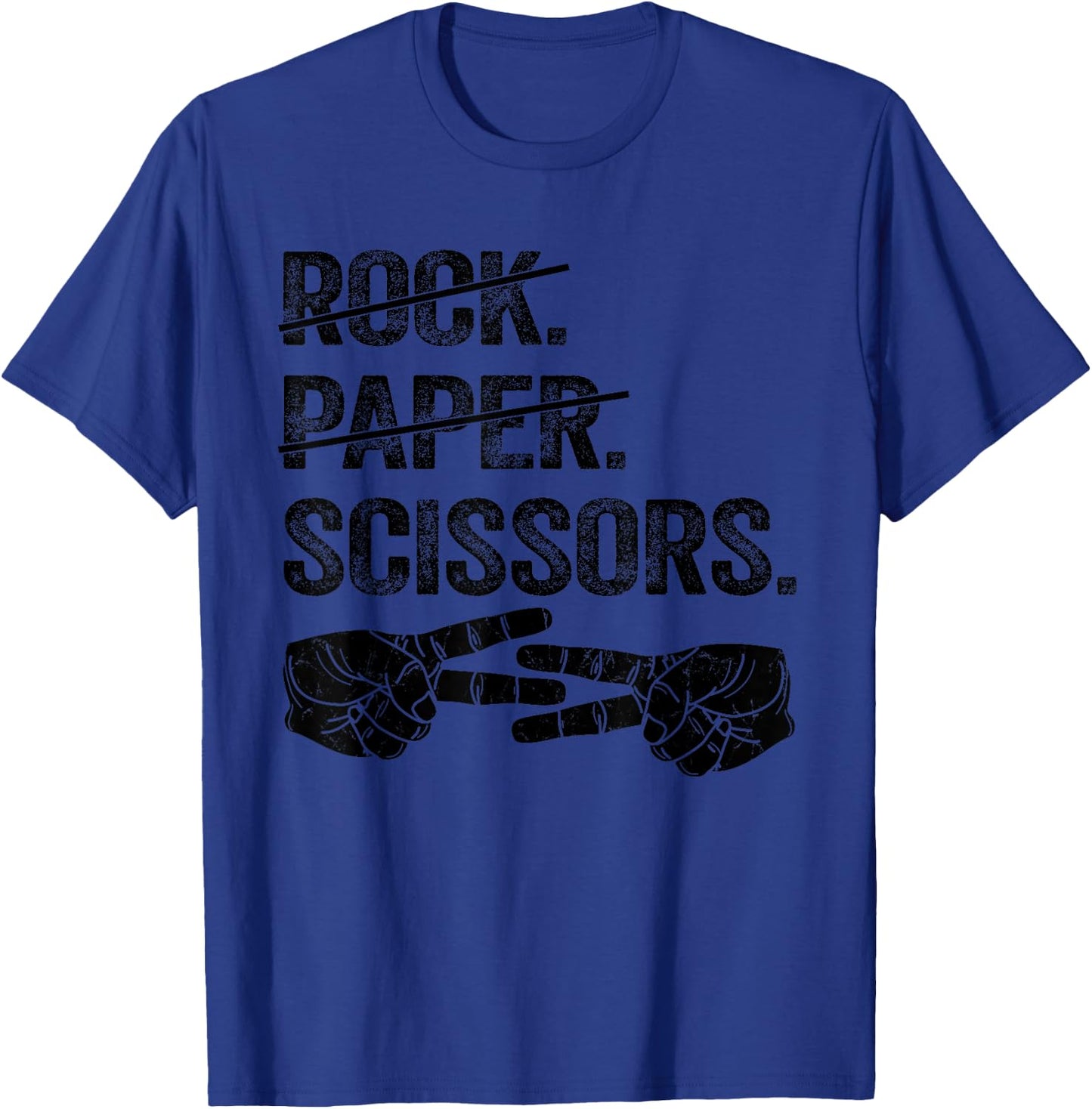 Rock Paper Scissors Lesbian Women Girls Gay Pride Parade T-Shirt - T-Shirt | Royal