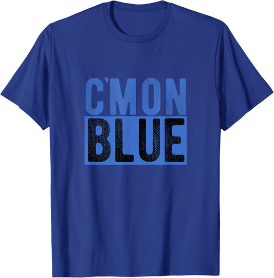 Cmon Come On Blue Umpire Baseball Fan Graphic Lover Gift T-Shirt - T-Shirt | Royal