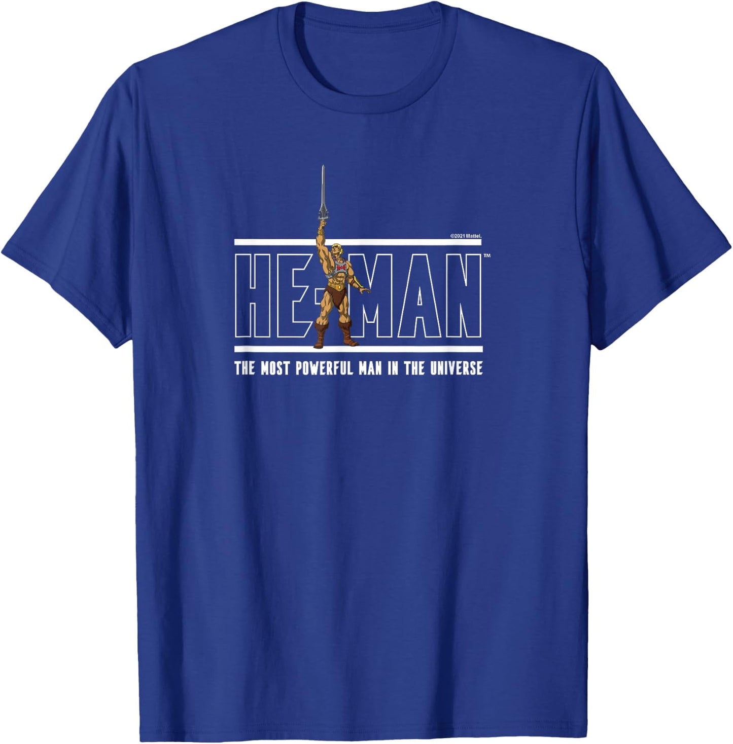 Masters of The Universe - Most Powerful Man in The Universe T-Shirt - T-Shirt | Royal