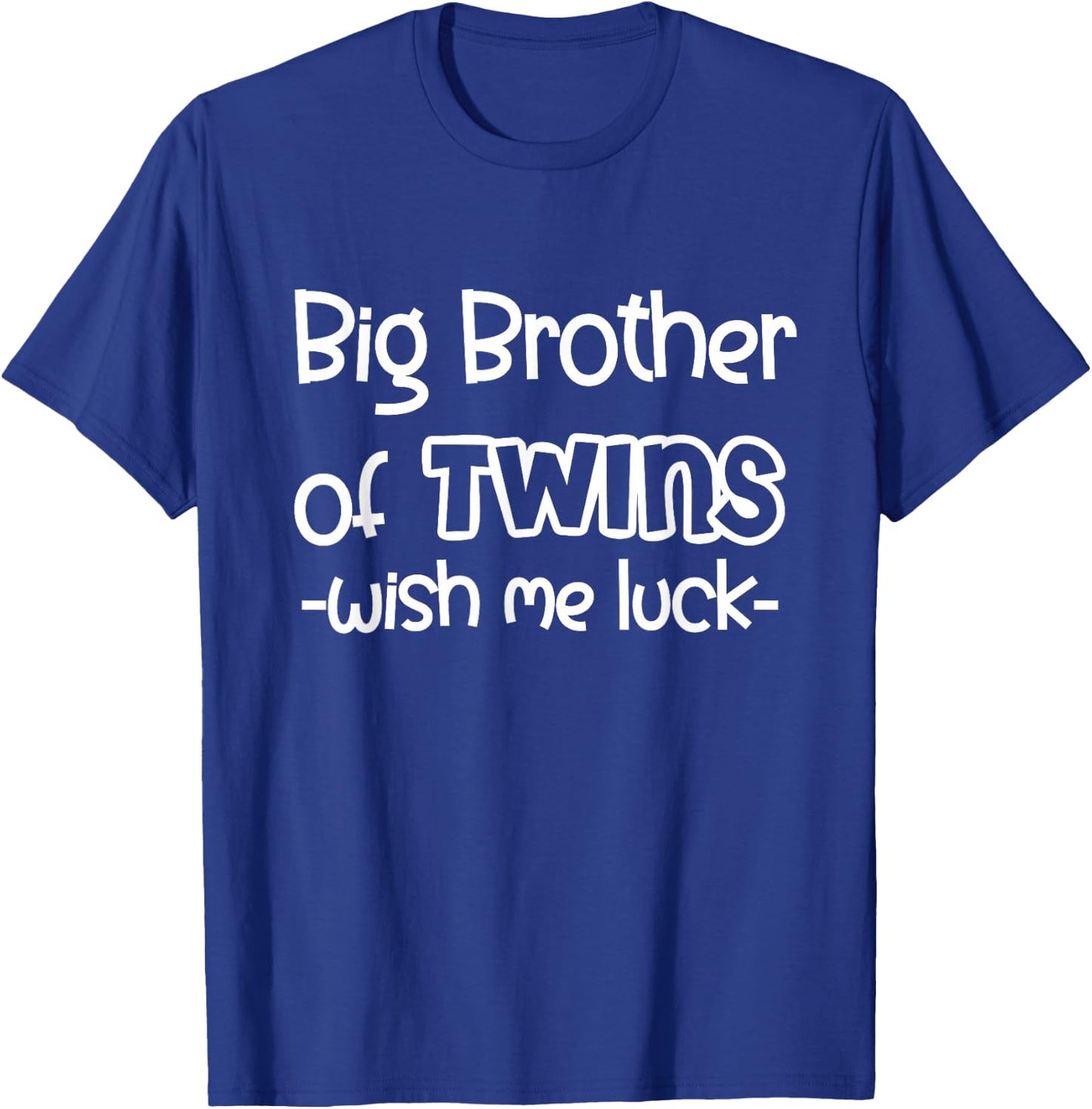 Big Brother of Twins - Promoted to Big Brother T-Shirt - T-Shirt | Royal