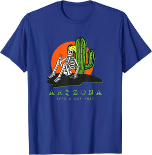 Arizona Skeleton Souvenir T-Shirt - T-Shirt | Royal