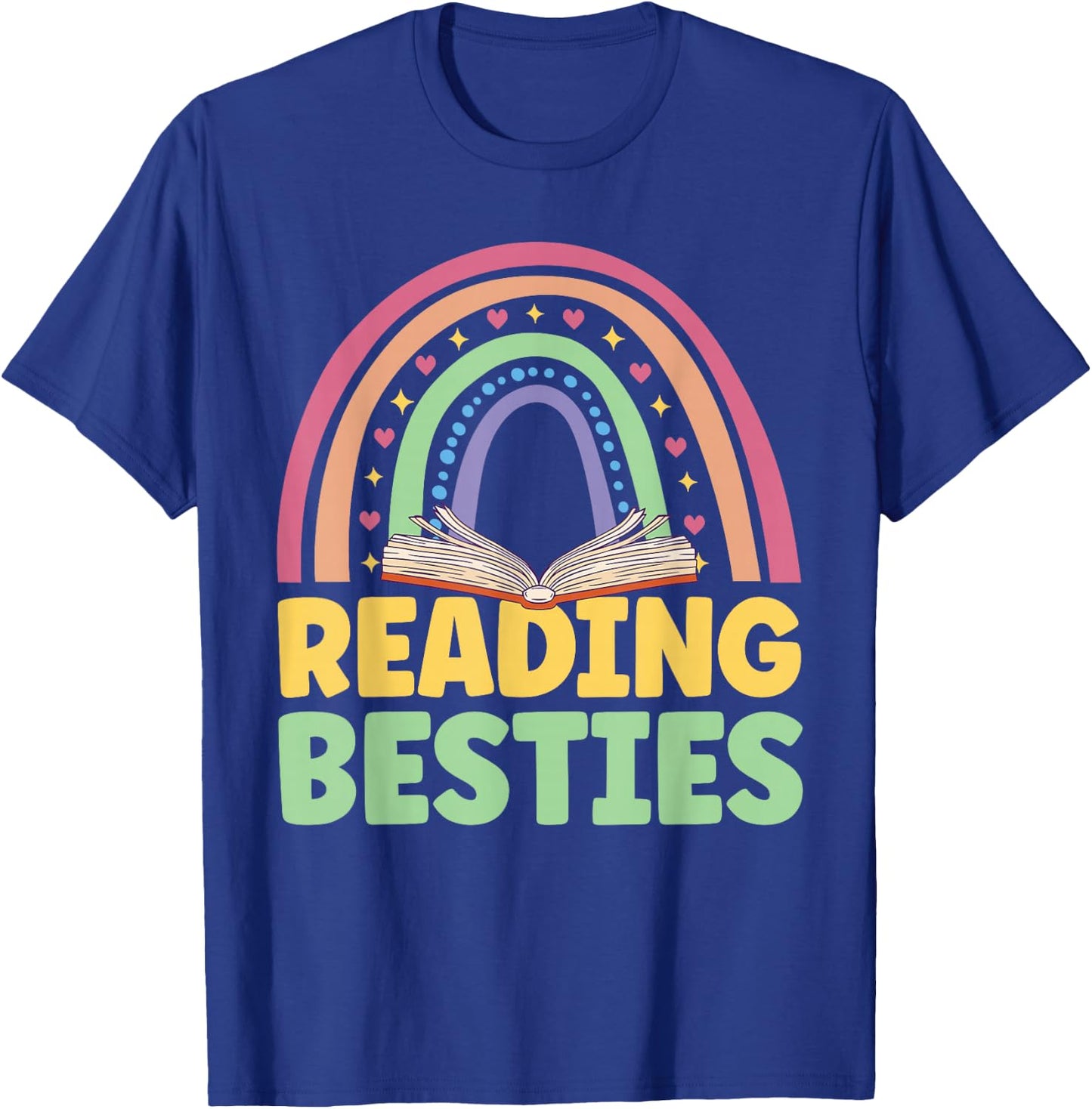 Reading Besties BFF Best Friends Bestie T-Shirt - T-Shirt | Royal