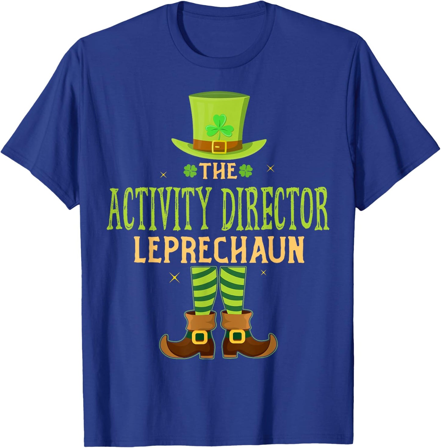 The Activity Director Leprechaun Matching St Patricks Day T-Shirt - T-Shirt | Royal