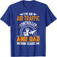 Air Traffic Controller Dad Shirt Funny Father Gift T-Shirt - T-Shirt | Royal
