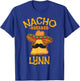 Nacho Average Lynn Personalized Name Funny Taco T-Shirt - T-Shirt | Royal