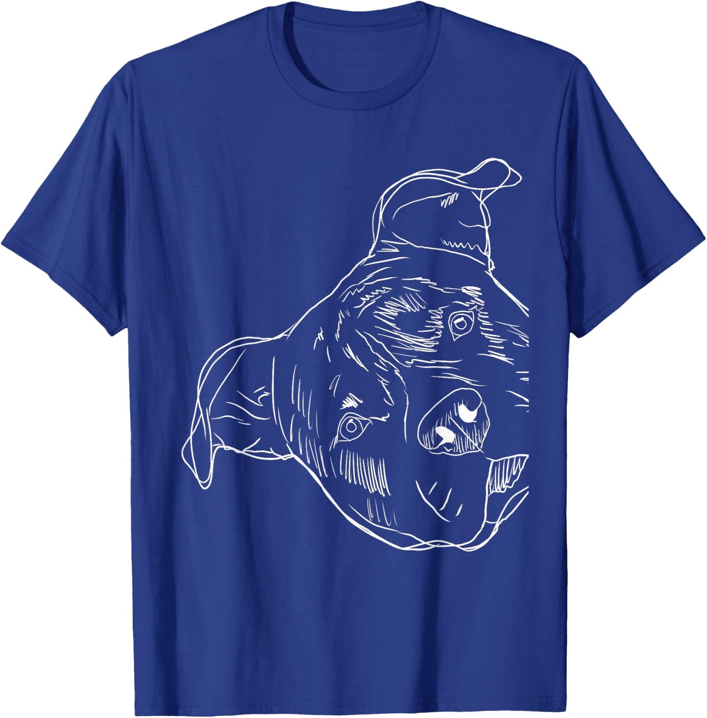 Funny Dog American Staffordshire Terrier T-Shirt - T-Shirt | Royal