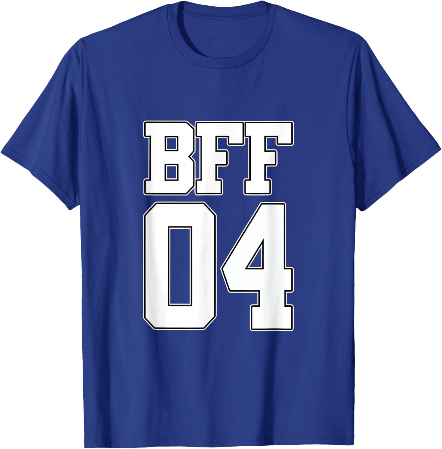 BFF 04 Best Friends Matching Bestie Friendship Day Shirt T-Shirt - T-Shirt | Royal