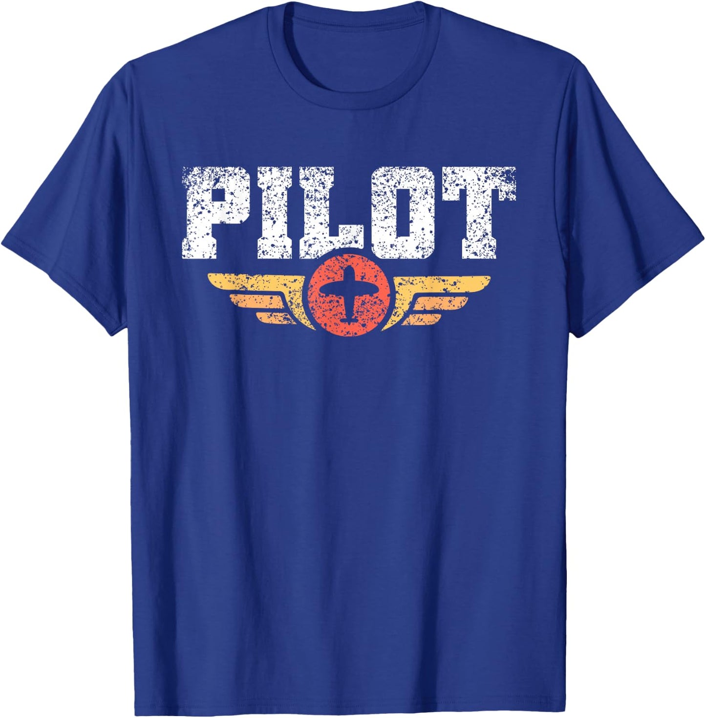Pilot Aviator Airplane Aviation Pilot T-Shirt - T-Shirt | Royal