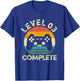 Vintage Level 03 Complete 3rd Birthday 3 Years Old Gamer T-Shirt - T-Shirt | Royal