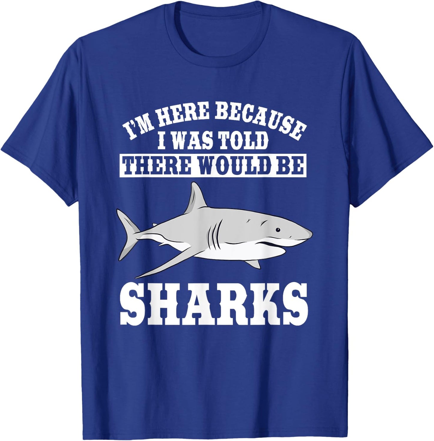 Great White Shark Largest Predator Fish Biologists Zoologist T-Shirt - T-Shirt | Royal