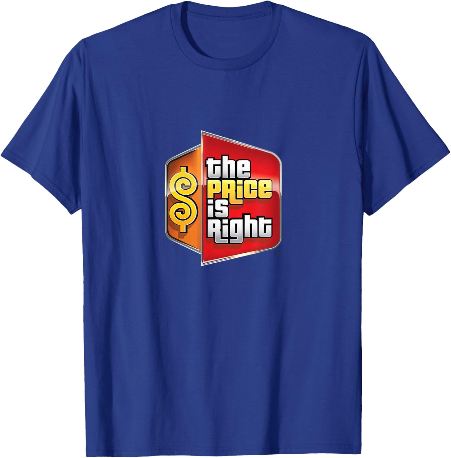 The Price is Right Black Logo - Men's Small T-Shirt - T-Shirt | Royal