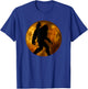 Cool Bigfoot Lovers Design with Full Moon - Bigfoot T-Shirt - T-Shirt | Royal