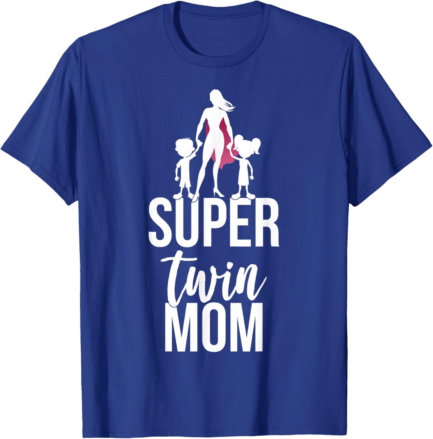 Super Twin Mom T-Shirt - T-Shirt | Royal