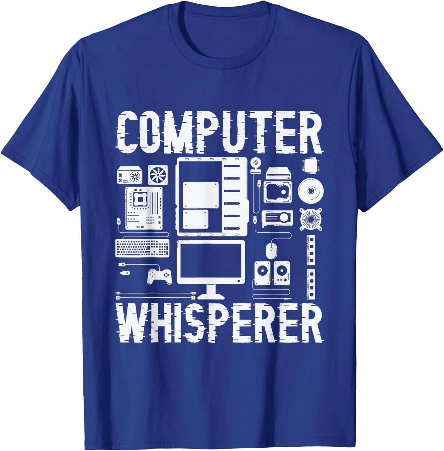 Computer Whisperer Tech Supports Programmer Coder T-Shirt - T-Shirt | Royal