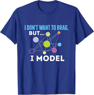 I Model - Data Science Statistics Data Analyst Data Modeling Small T-Shirt - T-Shirt | Royal