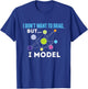 I Model - Data Science Statistics Data Analyst Data Modeling Small T-Shirt - T-Shirt | Royal