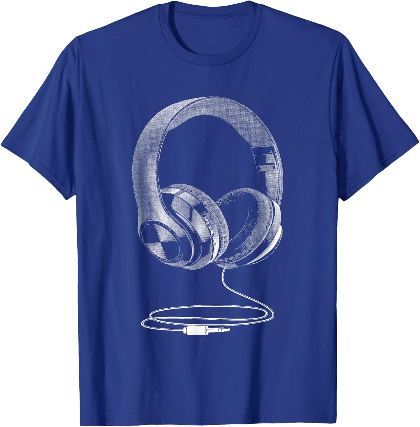 Cool Headphones Design Women DJ Music Artist Lover T-Shirt - T-Shirt | Royal
