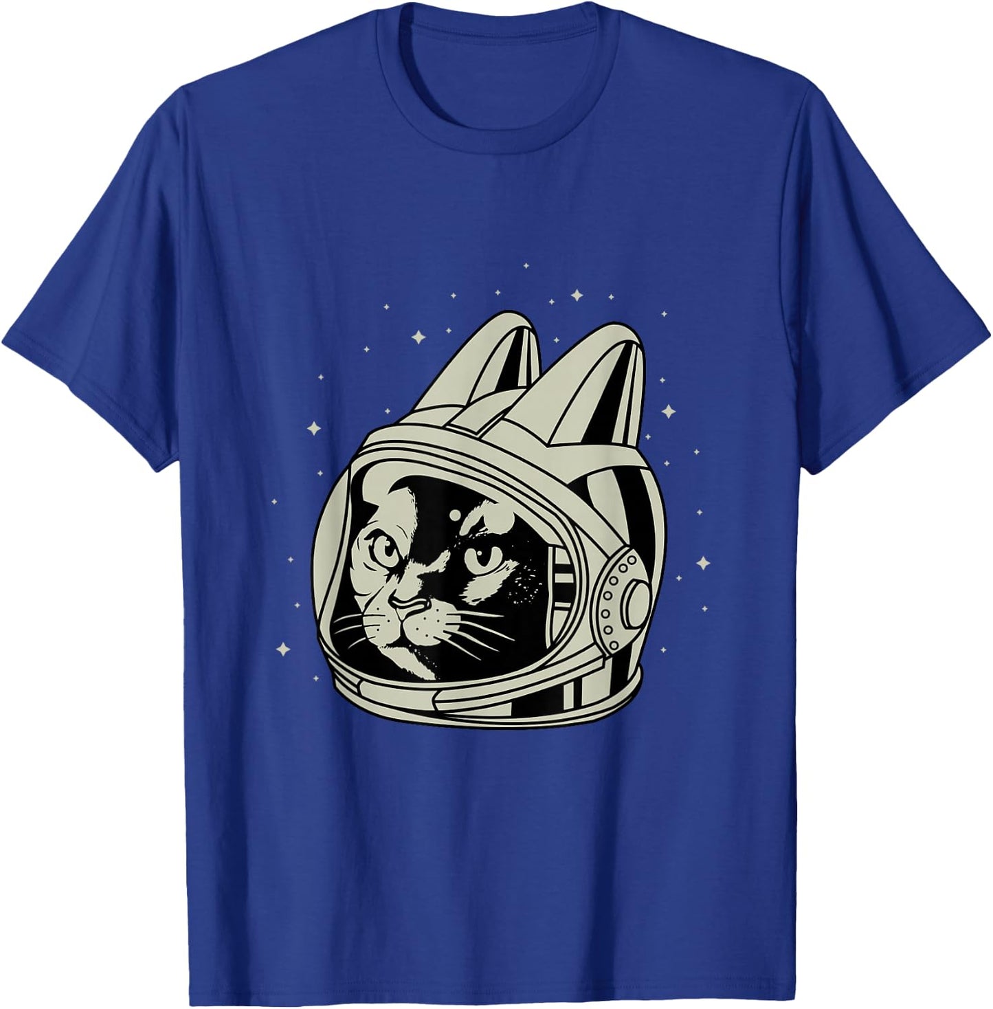 Astronaut Cat - Cat Lovers T-Shirt - T-Shirt | Royal