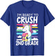 Kids I'm Ready To Crush 2nd Grade First Day Of School T-Shirt - T-Shirt | Royal