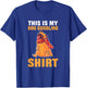 This Is My Dog Cuddling Nightshirt Men Women T-Shirt - T-Shirt | Royal