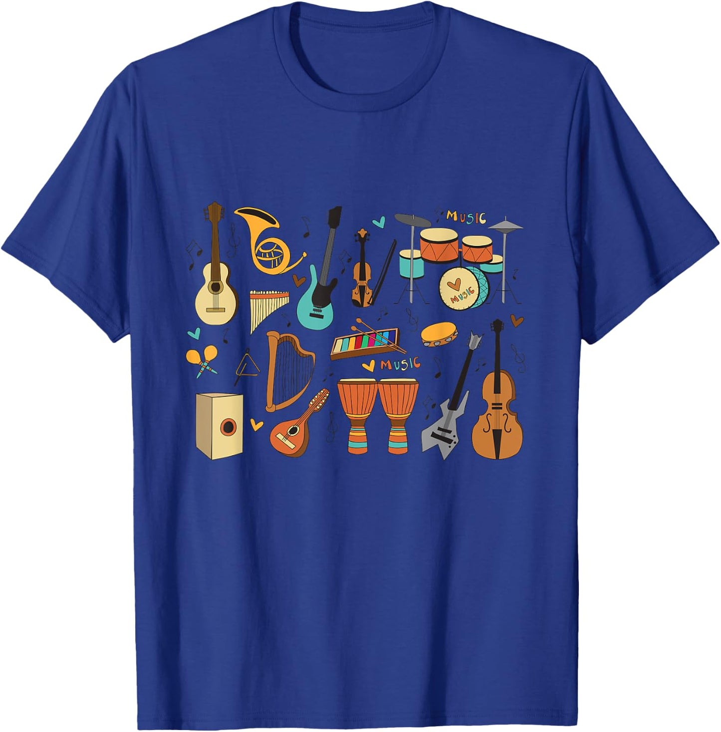 Music Education Funny for Music Teacher Women Girls Kids T-Shirt - T-Shirt | Royal