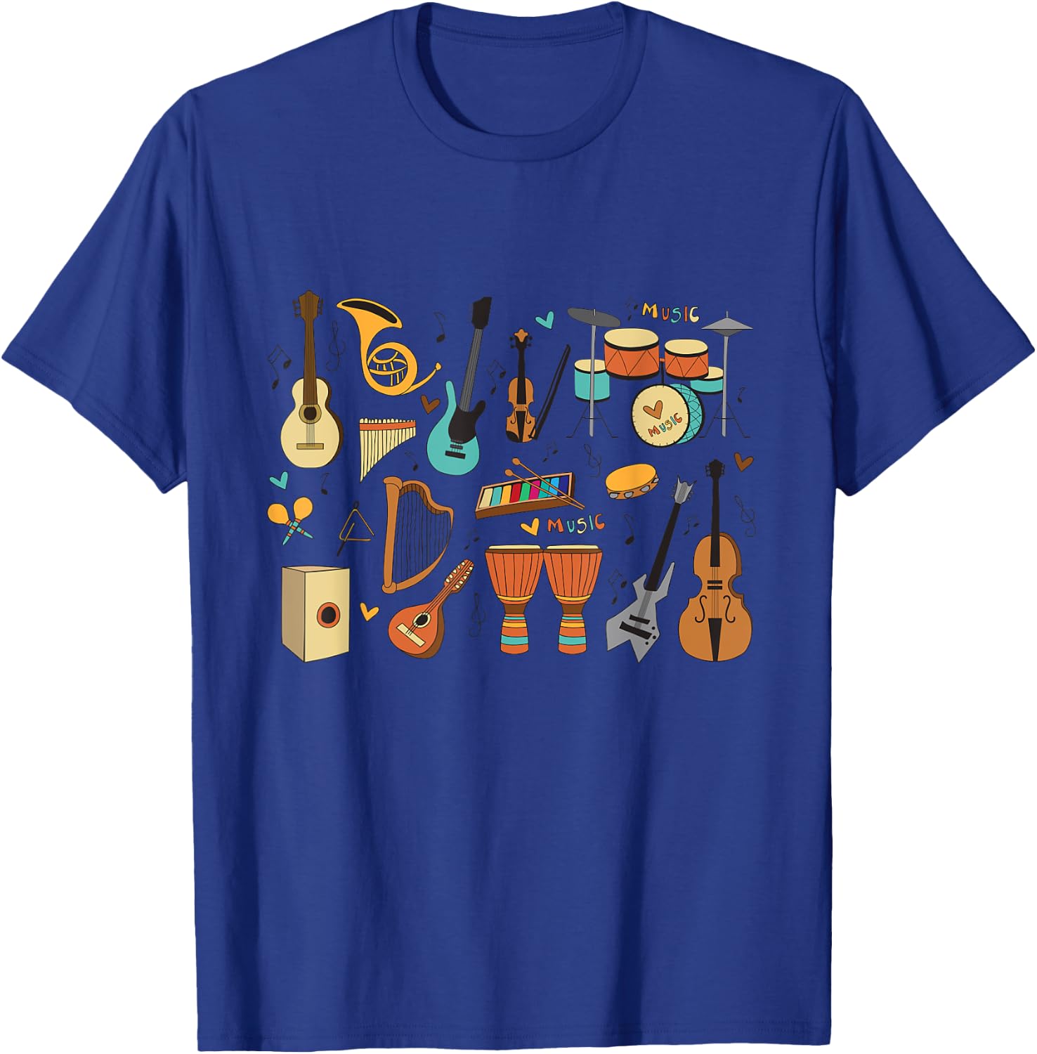Music Education Funny for Music Teacher Women Girls Kids T-Shirt - T-Shirt | Royal