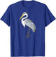 Great Blue Heron Enthusiast Birdwatcher Birder T-Shirt - T-Shirt | Royal