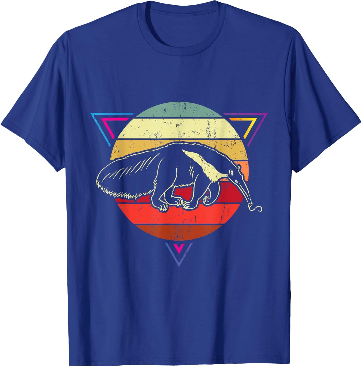 Anteater Vintage Black Adult T-Shirt - T-Shirt | Royal