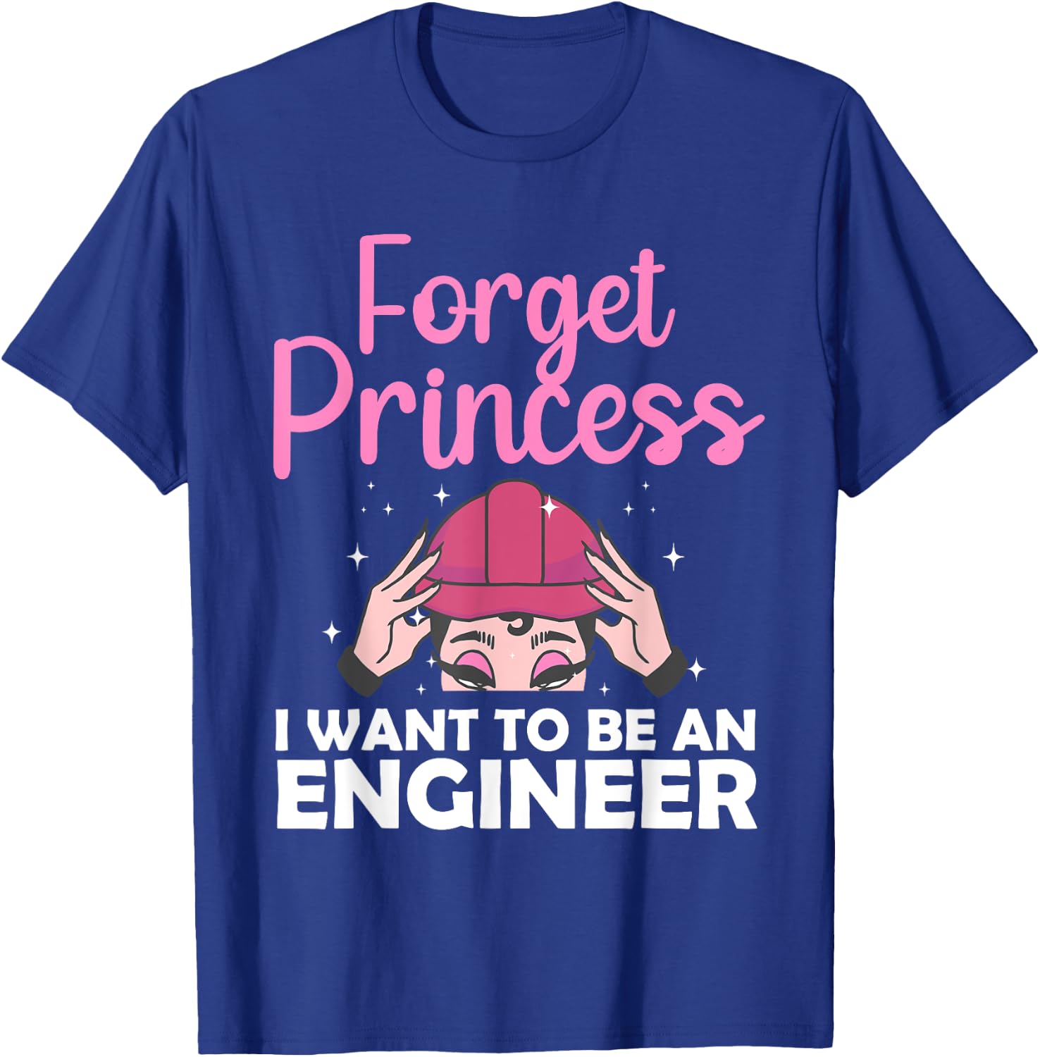 Funny Engineer Design Girls Women Kids Engineering Lovers T-Shirt - T-Shirt | Royal