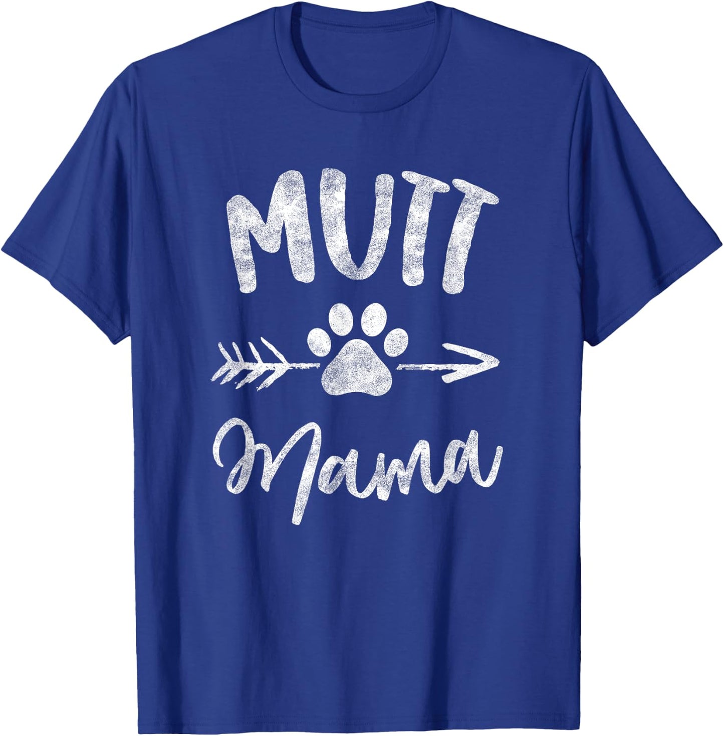 Mutt Mama Shirt Mutt Lover Owner Gifts Dog Mom Men Women Girls Kids T-Shirt - T-Shirt | Royal